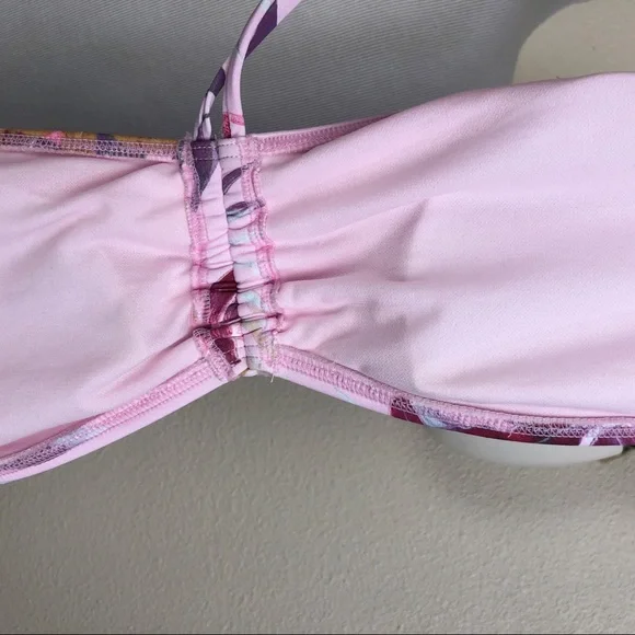 ✖️SOLD✖️•BAR III• NWOT Palm Reader Ruffle Sleeve Bikini Top - Picture 7 of 11